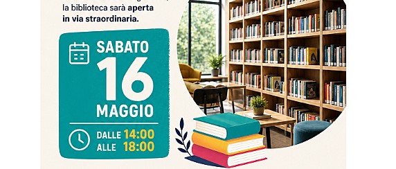 Apertura straordinaria della Biblioteca in occasione del Leto Festival