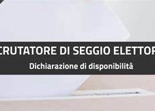 AVVISO VOLTO ALLA CREAZIONE DI UN ELENCO AGGIUNTIVO DI COMPONENTI DELLE SEZIONI ELETTORALI PER EVENTUALI SOSTITUZIONI EMERGENZIALI