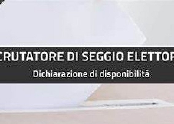 AVVISO VOLTO ALLA CREAZIONE DI UN ELENCO AGGIUNTIVO DI COMPONENTI DELLE SEZIONI ELETTORALI PER EVENTUALI SOSTITUZIONI EMERGENZIALI