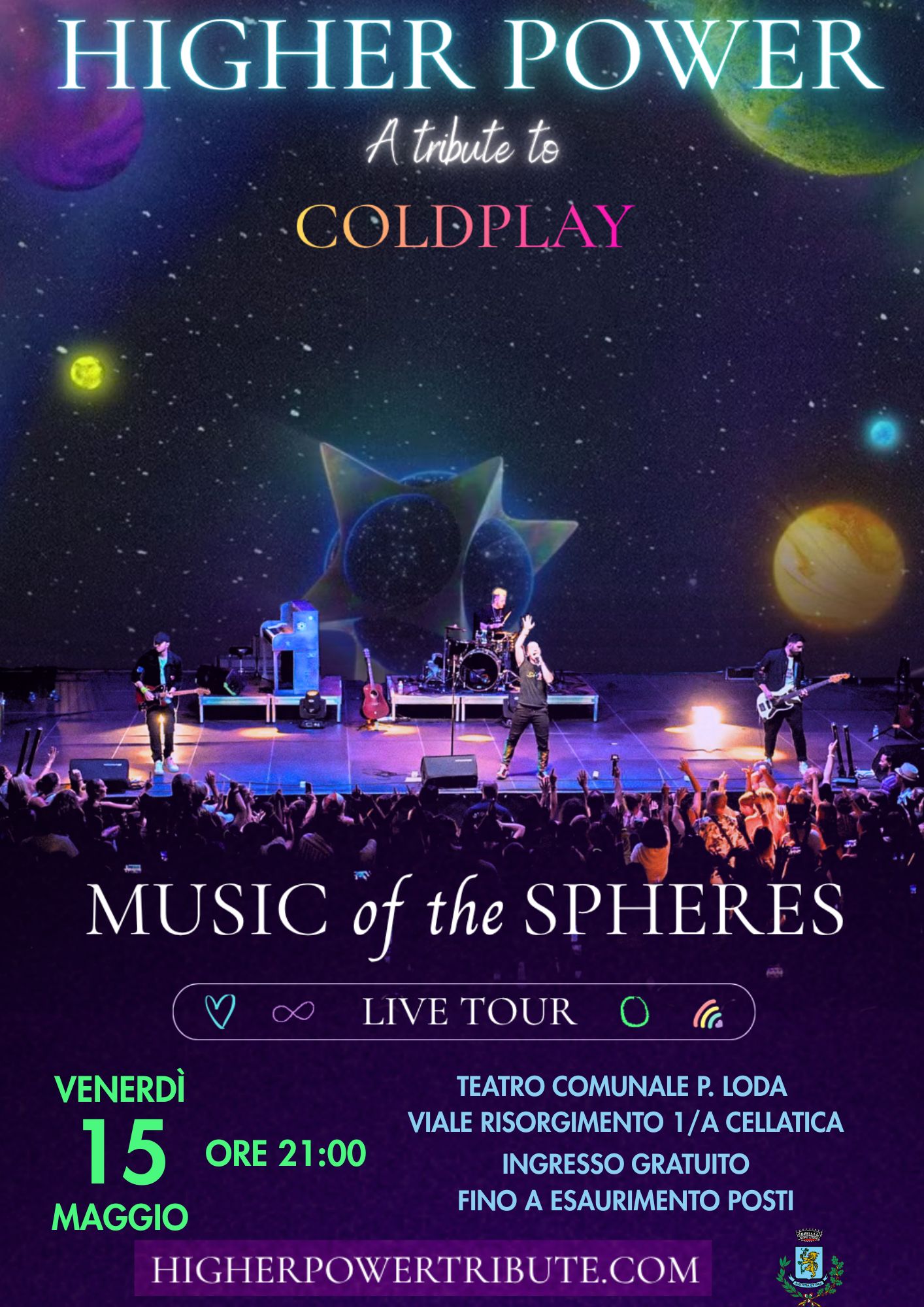 Higher power -  tribute to coldplay maggio 2026