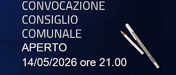 Convocazione Consiglio Comunale in seduta aperta al pubblico
