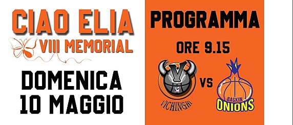 VIII edizione del memorial "CIAO ELIA"