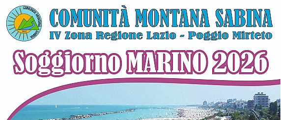 Soggiorno Marino Anziani 2026