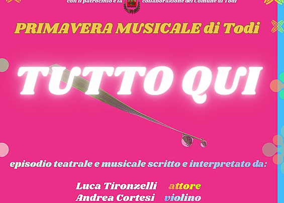 TUTTO QUI - la bellezza dell'istante - episodio teatrale e musicale