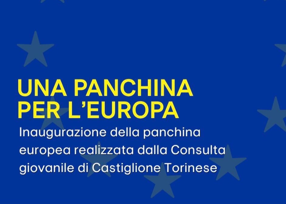 Inaugurazione Panchina Europea