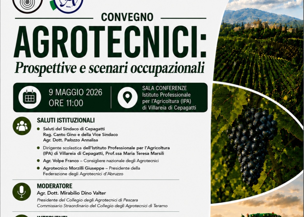 CONVEGNO AGROTECNICI: Prospettive e scenari occupazionali