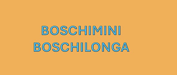 Boschimini e Boschilonga 2026