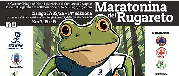 Maratonina del Rugareto 2026.