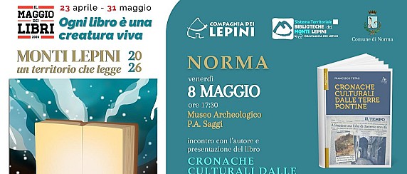IL MAGGIO DEI LIBRI 2026 - "Ogni libro è una creatura viva".