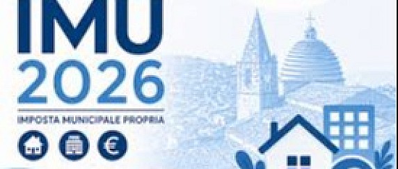 IMU 2026  ENTRO IL 16 GIUGNO 2026   Il versamento della rata di acconto IMU per l'anno 2026 deve essere effettuato entro il 16 giugno 2026 in misura pari all'imposta dovuta per il primo semestre, come previsto dall'art. 1, comma 762 della legge 160/2019.