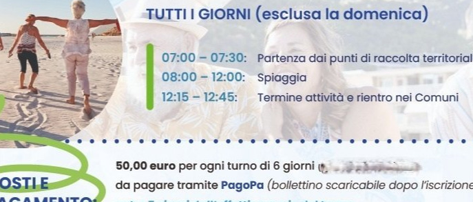 AVVISO PUBBLICO COLONIE OVER 60 ANNI. ANNO 2026