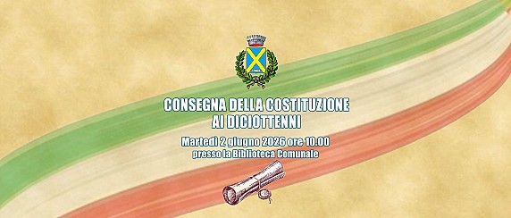 Consegna della Costituzione ai diciottenni