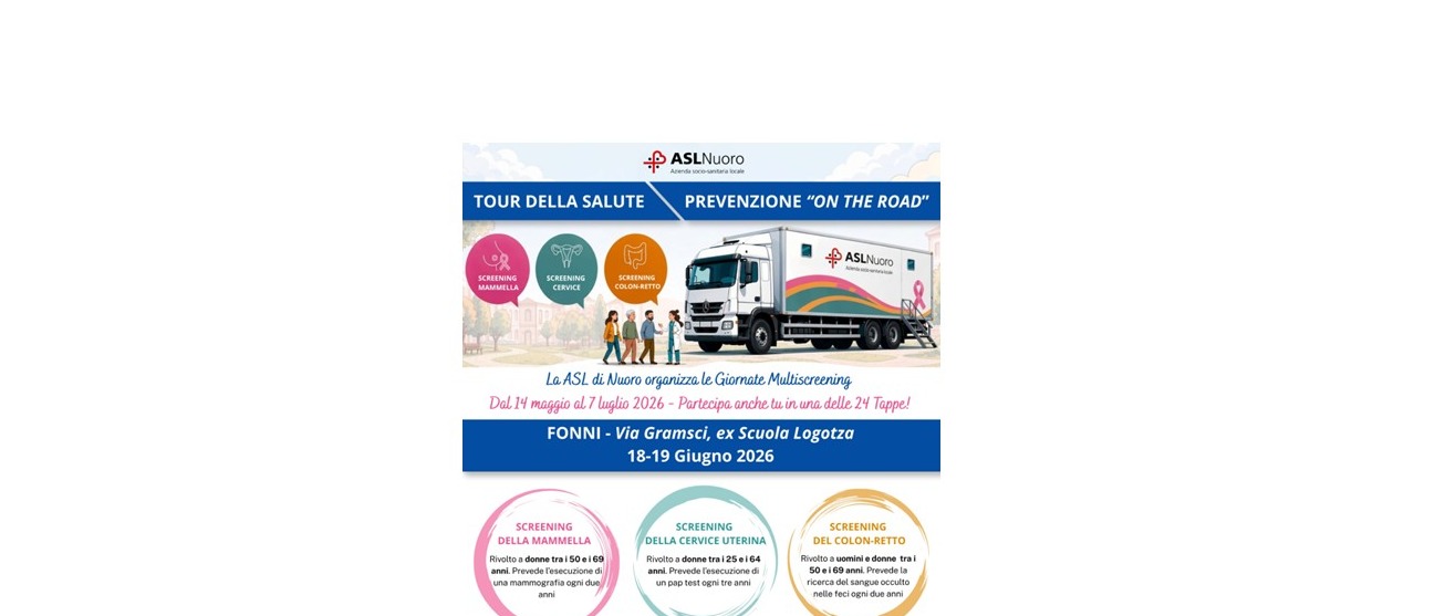 Tour della Salute - Prevenzione "On the road"