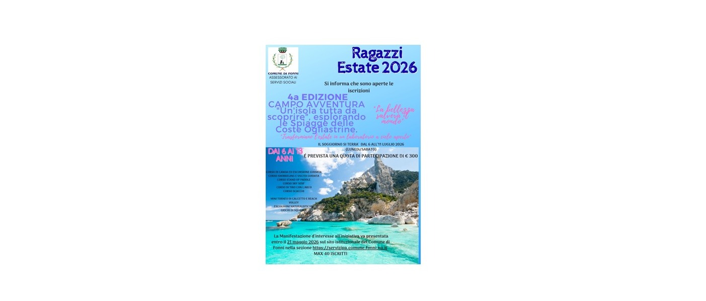 Campo Avventura Estate 2026