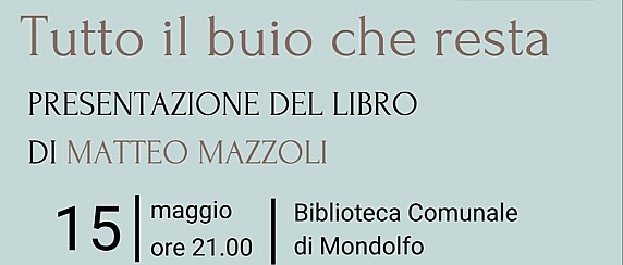Tutto il buio che resta