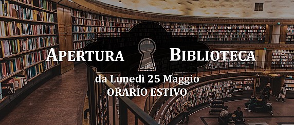 Orario estivo della Biblioteca