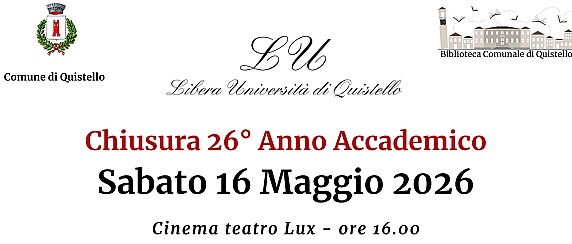 Libera Università - Chiusura 26° Anno Accademico