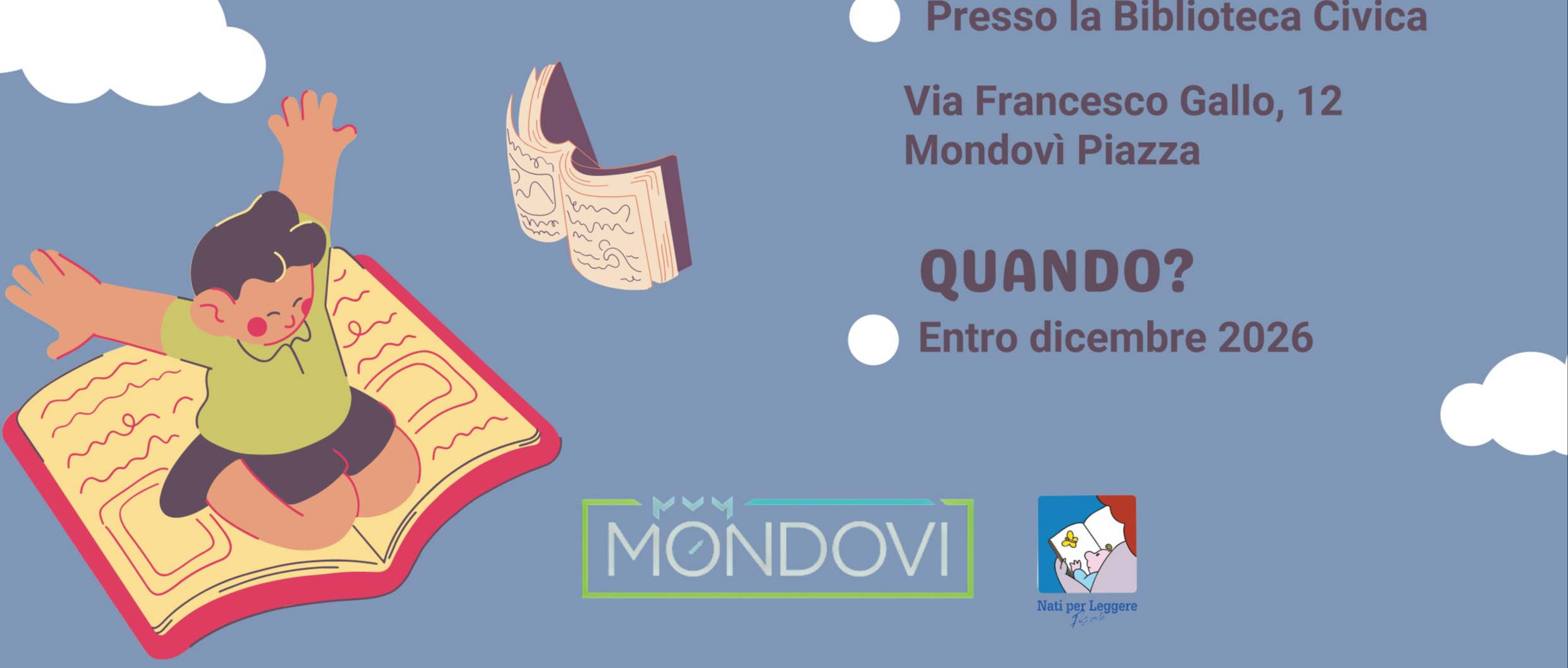 Consegna libri-dono "Nati per Leggere" alle famiglie con bambini nati nel 2025