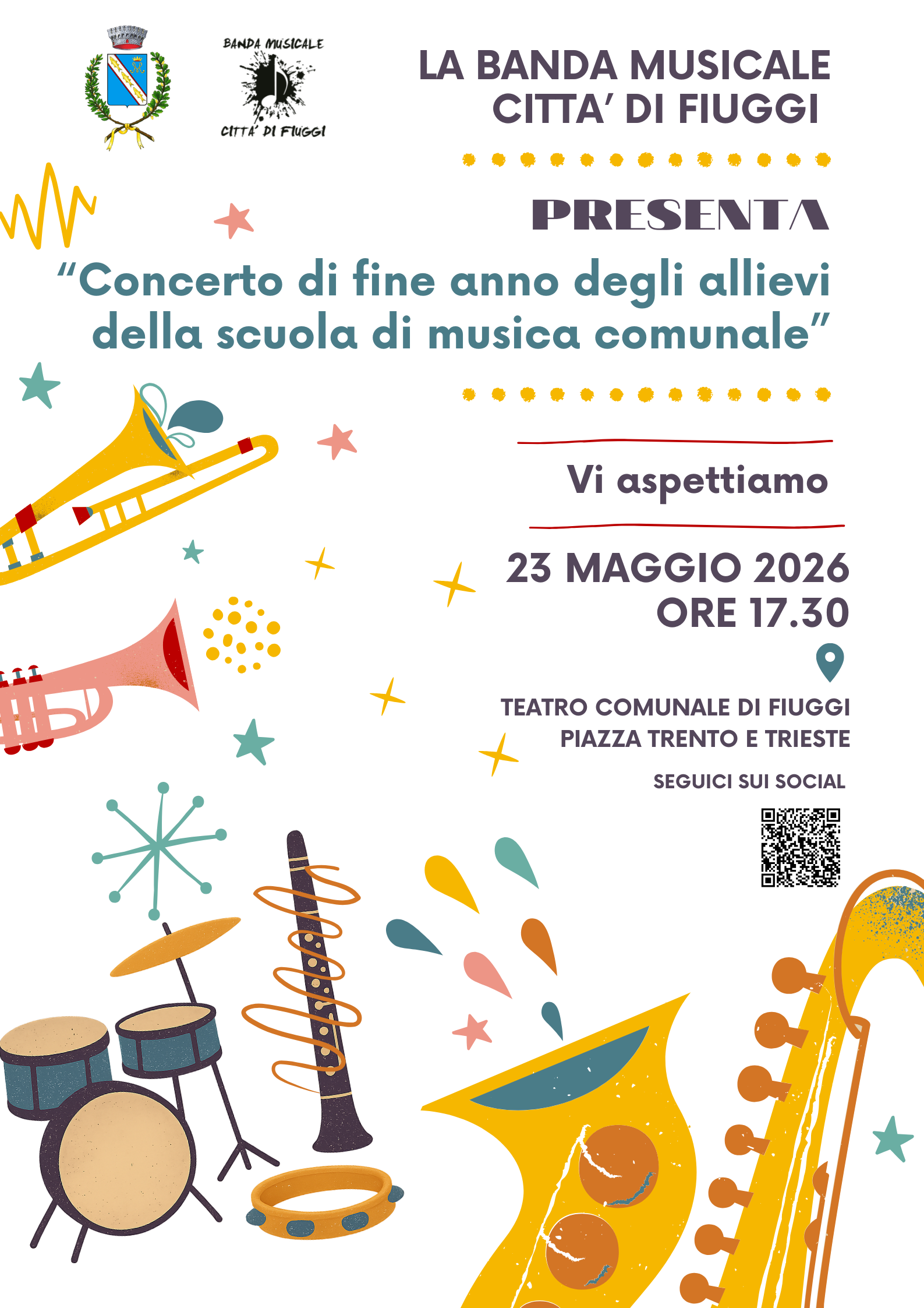 Cartel A2 Vertical Concierto de Jazz Ilustrado Multicolor (8)