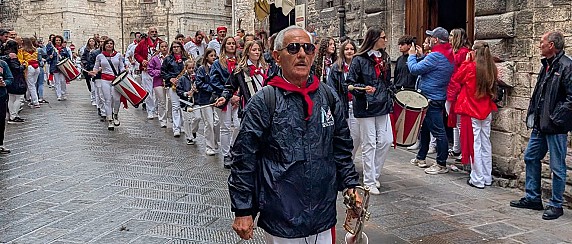 La Banda Città di Umbertide, guidata dal Maestro Galliano Cerrini, protagonista anche quest’anno alla storica Festa dei Ceri di Gubbio