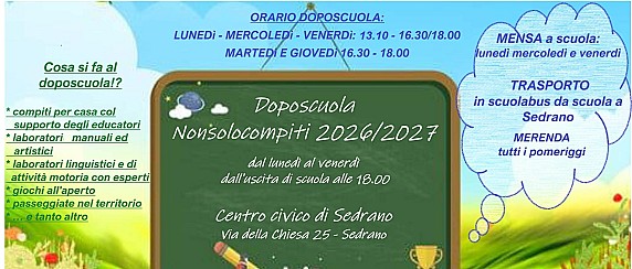 Doposcuola Nonsolocompiti 2026/2027