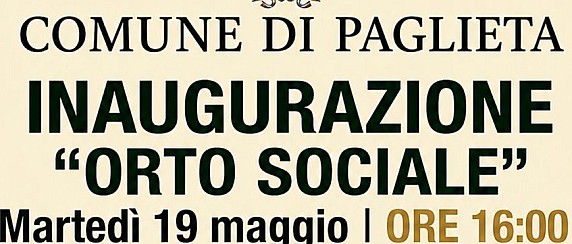 Al via il Progetto Orto Sociale