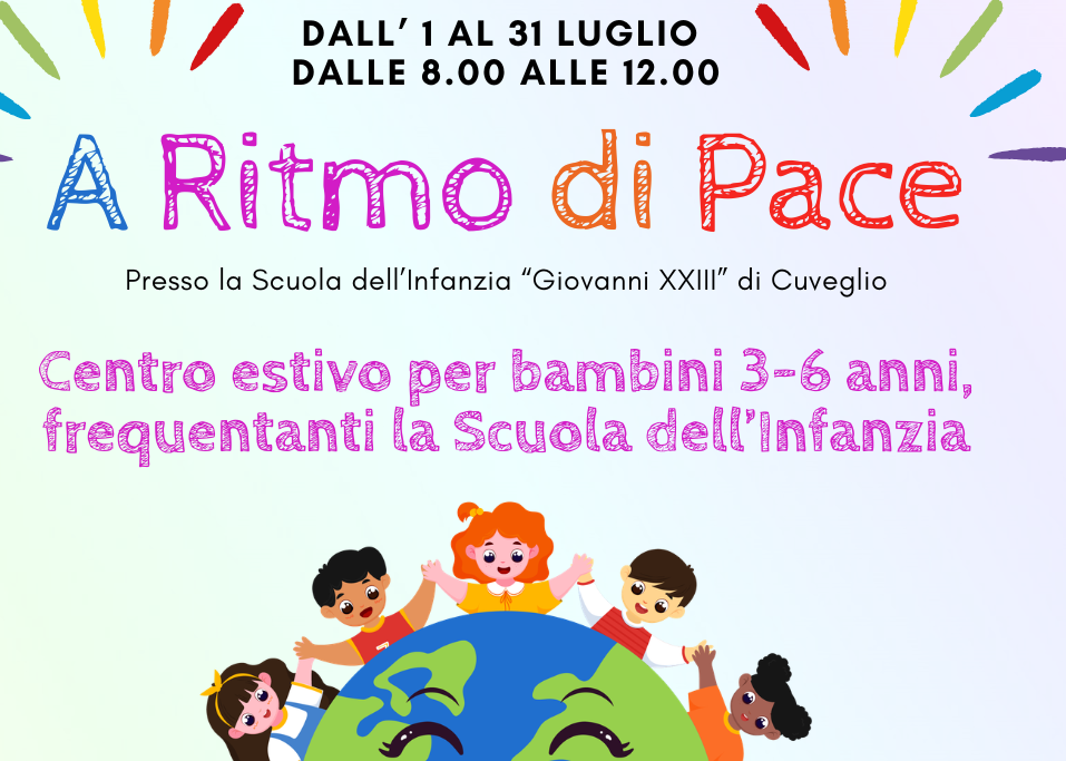 CENTRO ESTIVO 2026 - SCUOLA DELL'INFANZIA