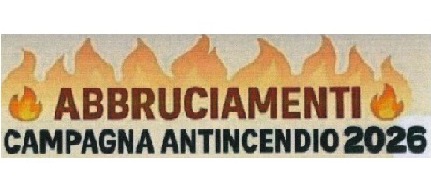 Calendario abbruciamenti - campagna antincendio 2026