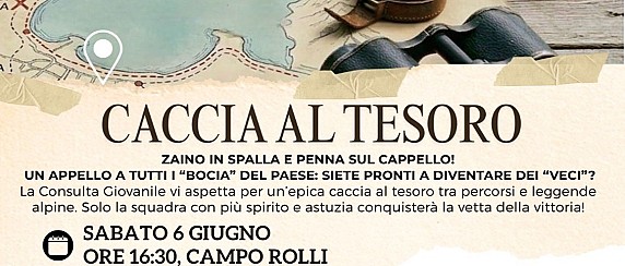 Caccia al Tesoro 2026: aperte le iscrizioni
