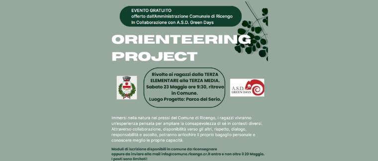 Orienteering Project: Un'Avventura Immersi nella Natura!