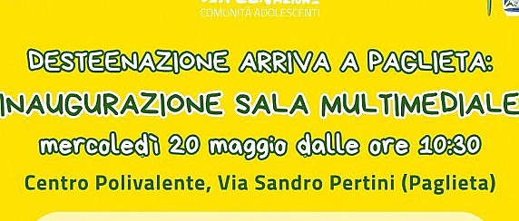 Inaugurazione Sala Multimediale presso il Centro Polivalente Comunale