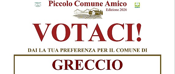 Il Comune di Greccio partecipa al Premio “Piccolo Comune Amico” – Edizione 2026