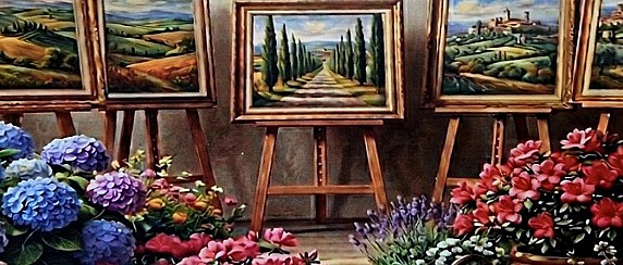 "Arte e fiori" tra opere di artisti locali e composizioni floreali