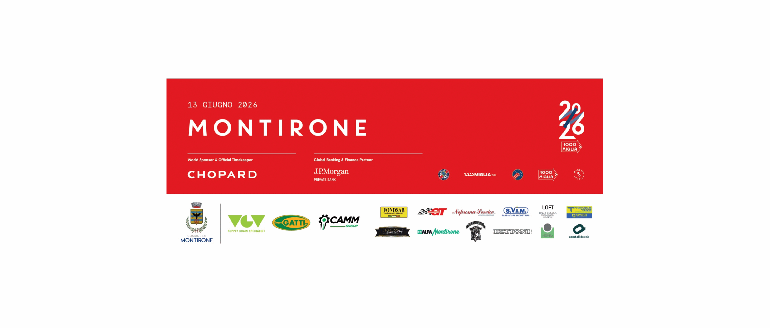 La 1000 Miglia 2026 fa tappa a Montirone