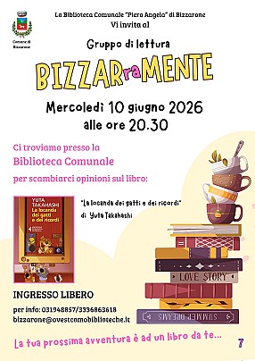 Gruppo di lettura 7 - 10 giugno 2026 