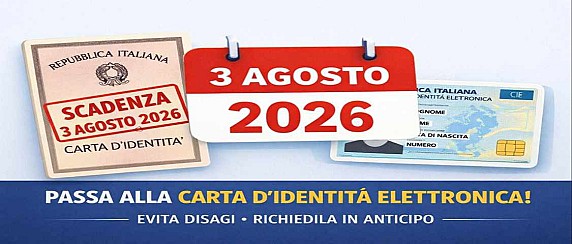 Carte di identità cartacee non più valide dal 3 agosto 2026