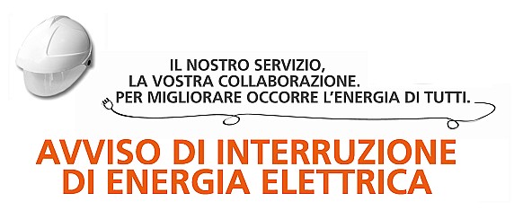Avviso di interruzione energia elettrica 🔌  Oggi venerdì 22 maggio 2026