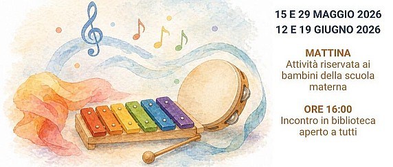 Biblioteca Viva: laboratorio musicale per l’infanzia