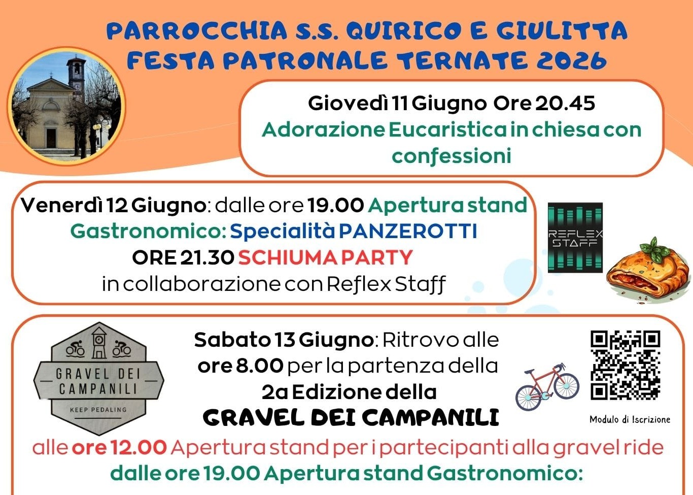 Parrocchia S.S. Quirico e Giulitta - Festa Patronale Ternate 2026
