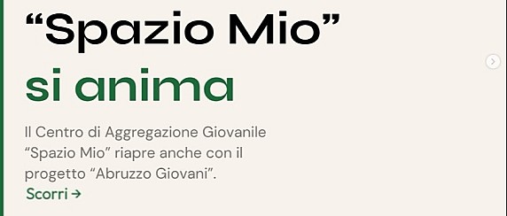 Il Centro di Aggregazione Giovanile "Spazio Mio" apre anche il giovedì e venerdì