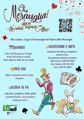 Che Meraviglia! Un’estate sottosopra con Alice