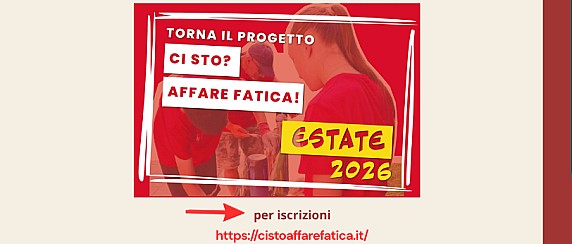 Ci sto? Affare fatica! – Facciamo il bene comune edizione 2026
