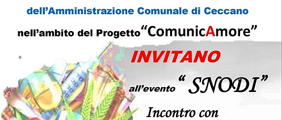 ComunicAmore, "Snodi" con Telefono Rosa e San Patrignano