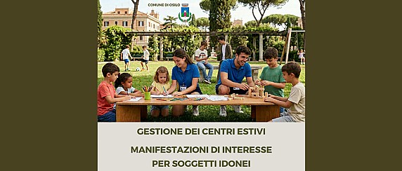 Gestione dei centri estivi: manifestazioni di interesse per soggetti idonei