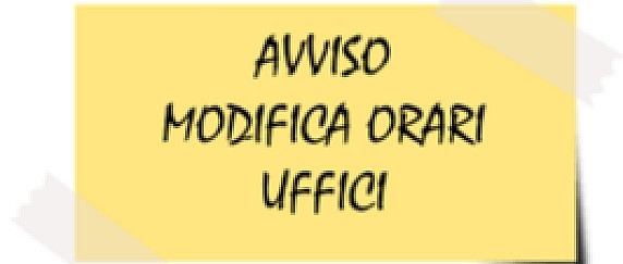 Modifiche agli orari di apertura giugno/luglio 2026