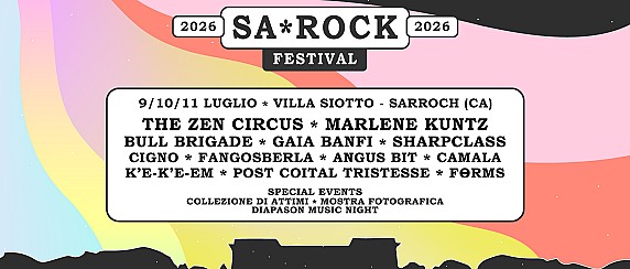 Sa*Rock Festival 2026: torna a Sarroch il grande appuntamento con rock, alternative e punk