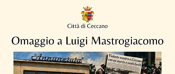 La Città di Ceccano commemora Mastrogiacomo