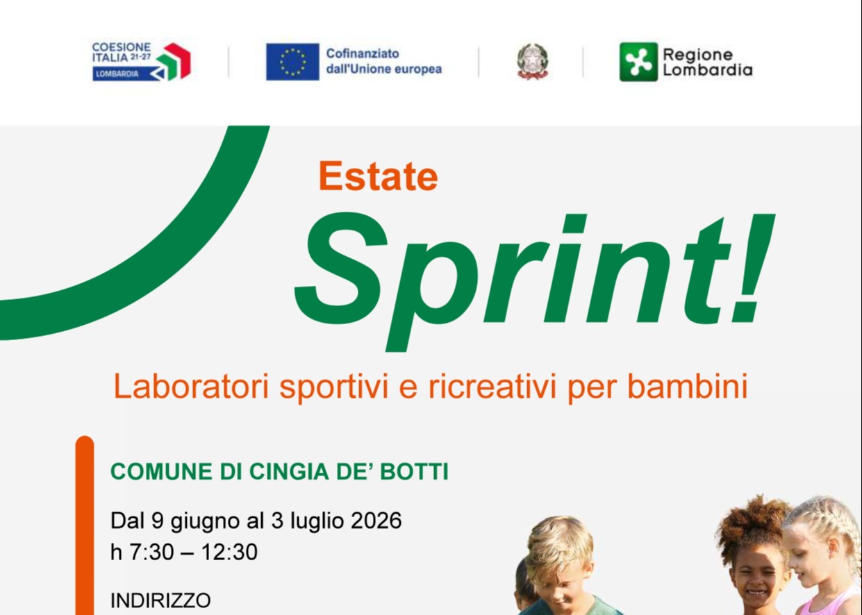 Comunità Sprint arriva a Cingia de' Botti