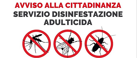 Avviso di disinfestazione adulticida del 10 giugno 2026