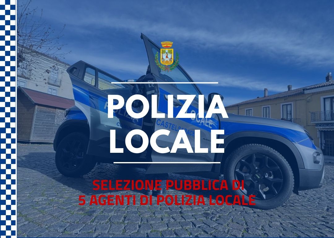 Selezione Pubblica, per esami, per la formazione di una graduatoria per assunzione stagionale a tempo pieno e determinato di n. 5 Agenti di Polizia Locale